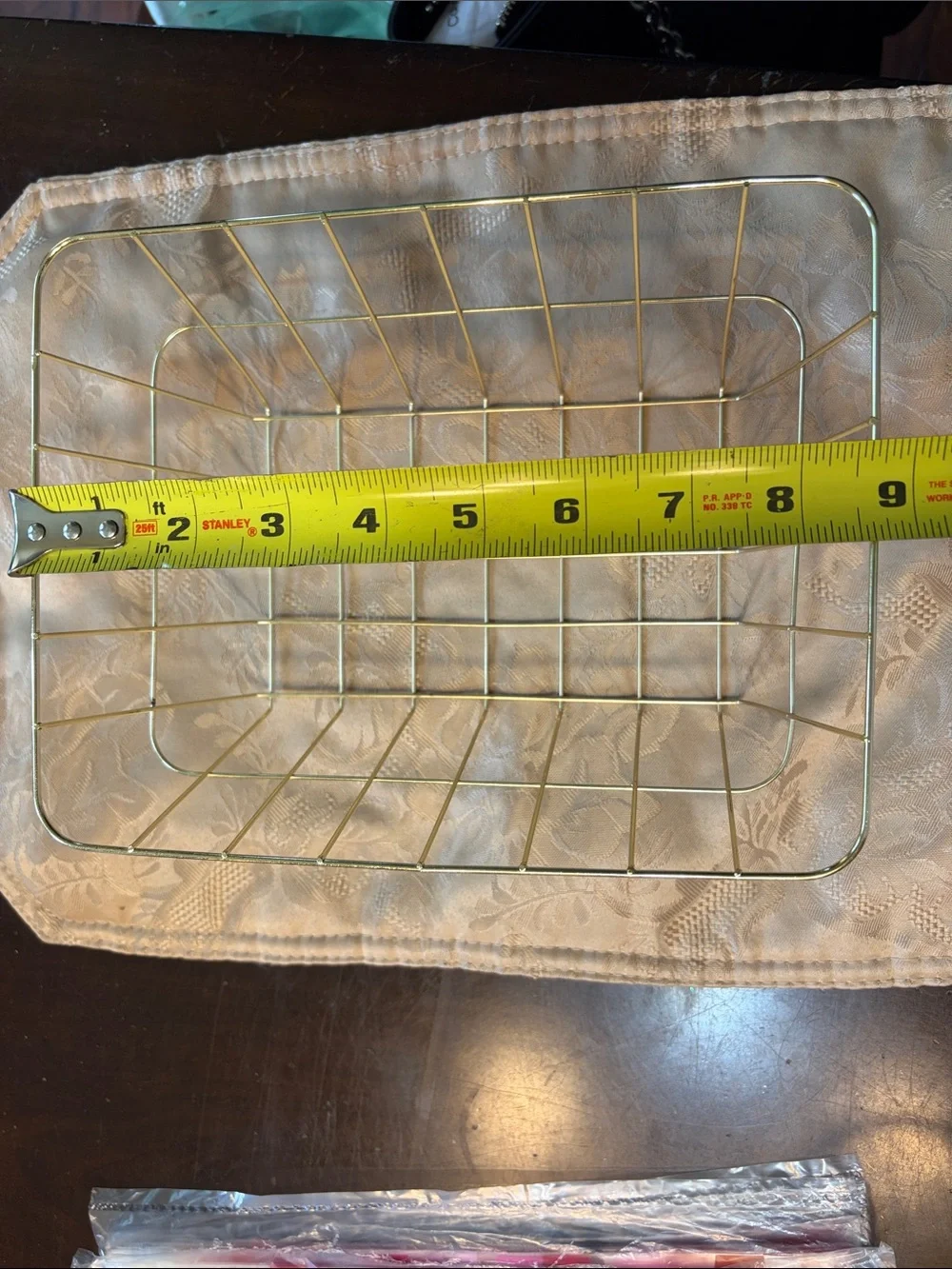 Stanley Gold Wire Grid Basket